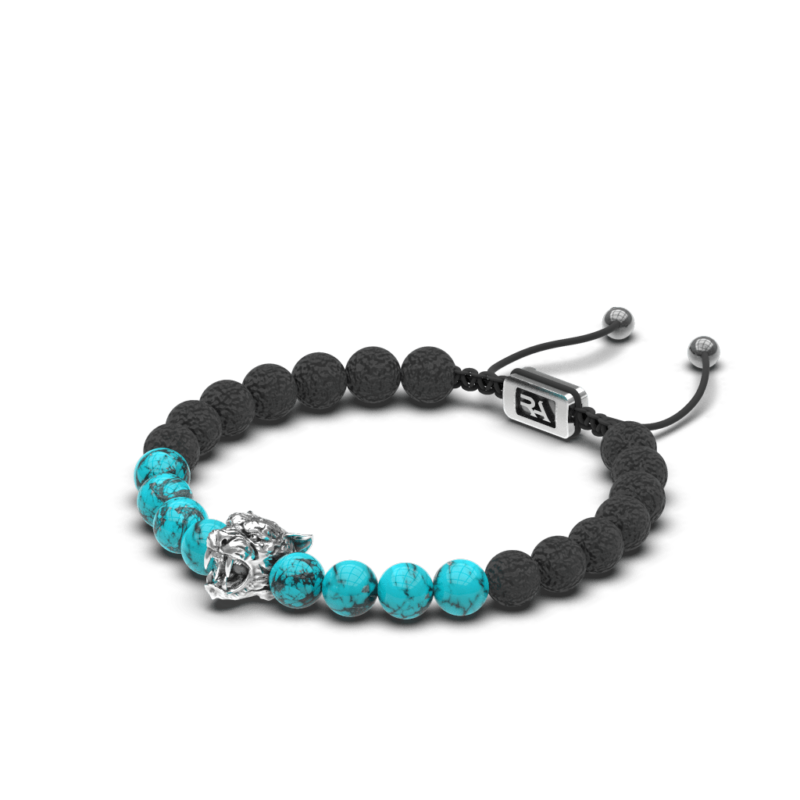PULSERA DE CUENTAS CON TIGRE