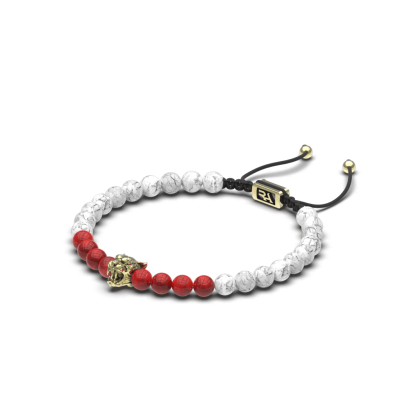 PULSERA DE CUENTAS CON TIGRE
