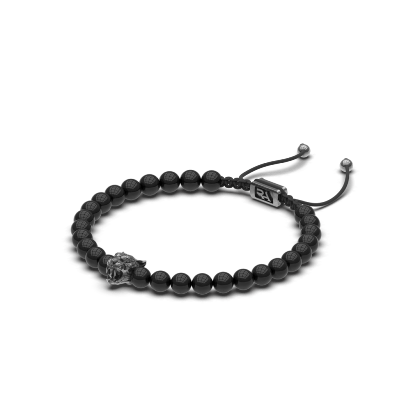 PULSERA DE CUENTAS CON TIGRE